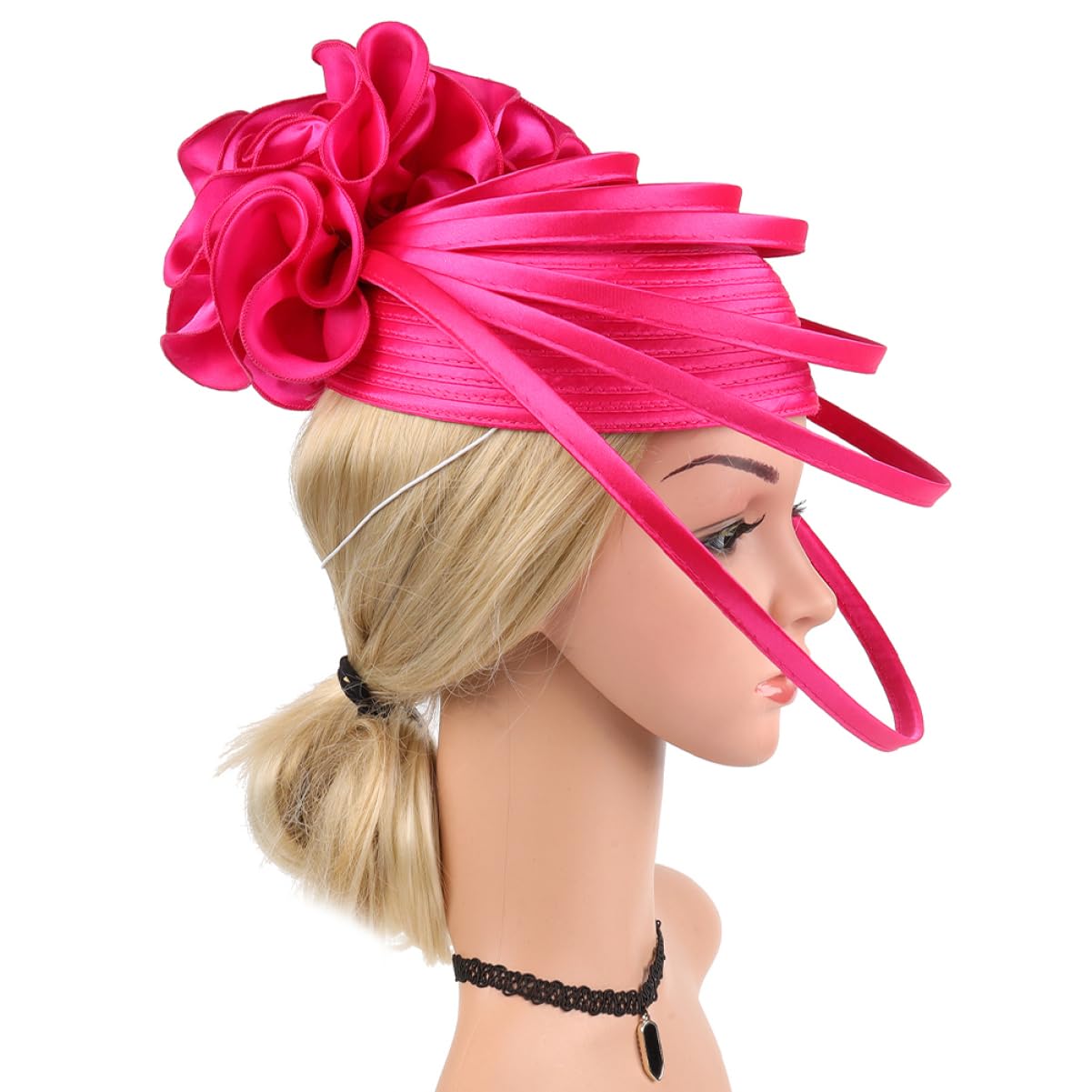 SHERCHPRY 2 cappellini da cocktail da donna, accessori per capelli, accessori per capelli da sposa, decorazioni per capelli, fascia fascinator