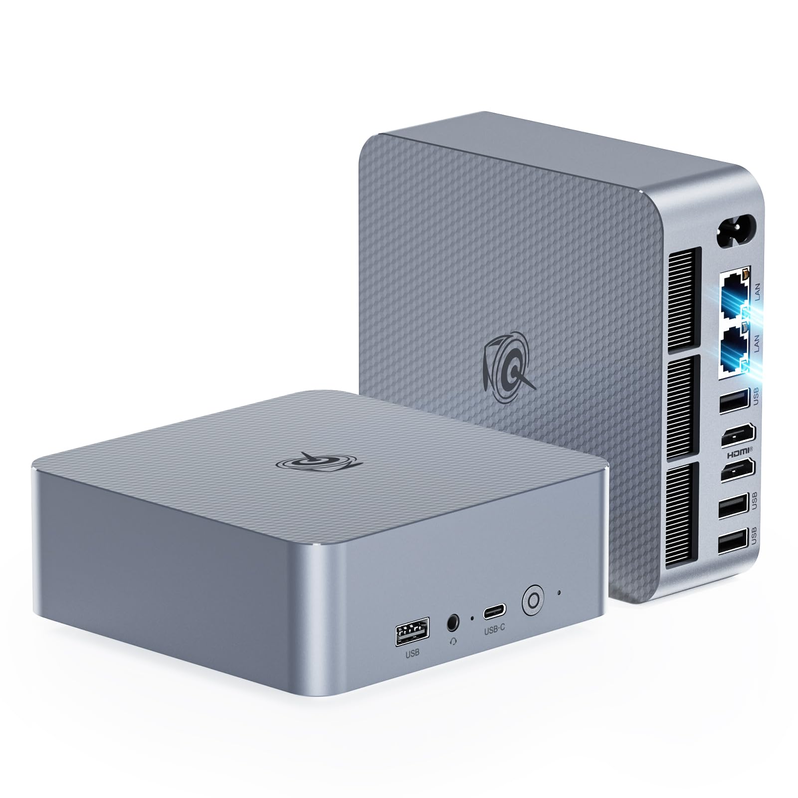 Beelink EQI12 Mini PC, Intel Core i3-1220P (10C/12T, up to 4.4GHz), Mini Computer with 24GB LPDDR5 RAM 500GB M.2 2280 PCle 4.0x4 SSD, 4K Dual Screen Display/WiFi6/BT5.2/USB3.2/Dual Gigabit LAN