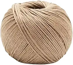 SisalSul Corda de Sisal Natural 2mm 200g 180m - Clássico - Corda para Artesanato e Decoração - Light Brown