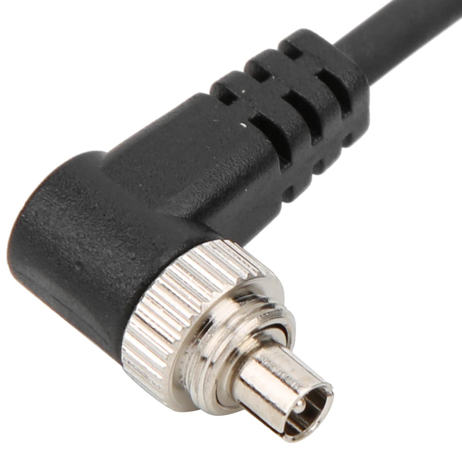 Cavo A Spirale Per Flash Da PC Maschio A PC Maschio – 30-100cm, Angolo Retto, Per Sincronizzazione - 6