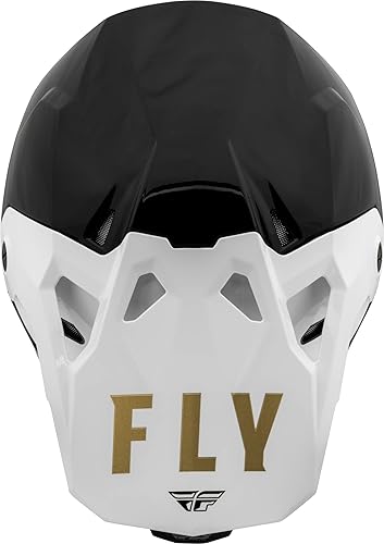 Miniatura 3 de Fly Racing 2023 Formula CP Casco para adultos, negroblancodorado, talla XL