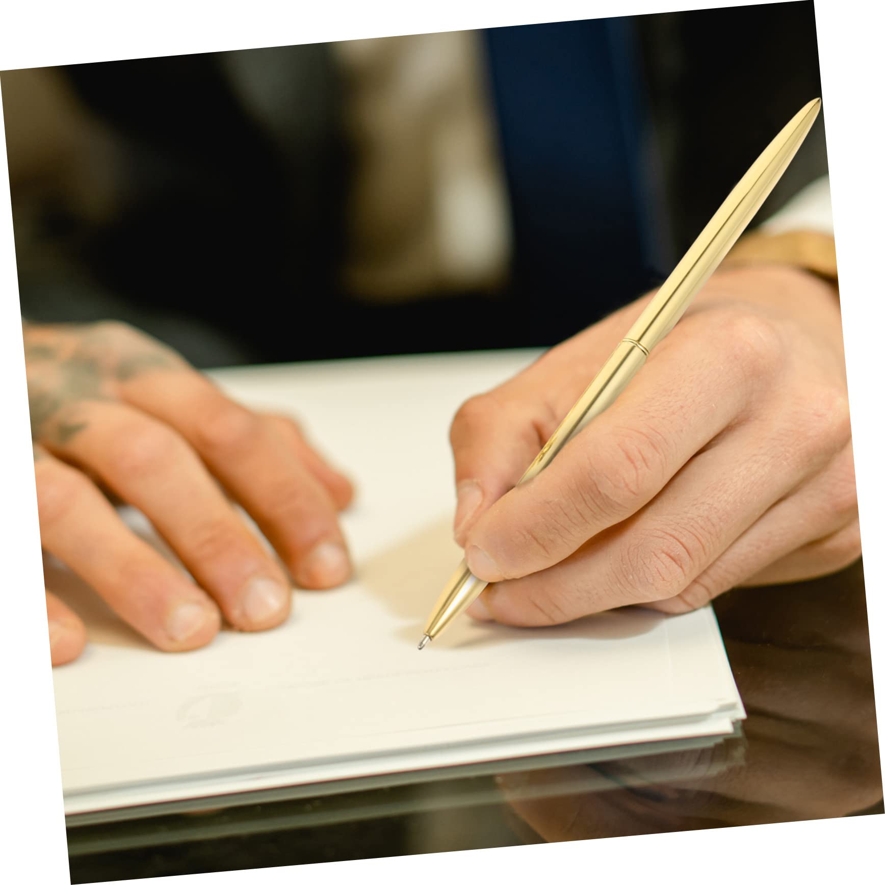 Operitacx 6pezzi Penna Sfera Decorativa Professionale Per Ufficio e Hotel Di Penne Firmare Eleganti Per Banche e Scrivanie Design Unico e Scrittura