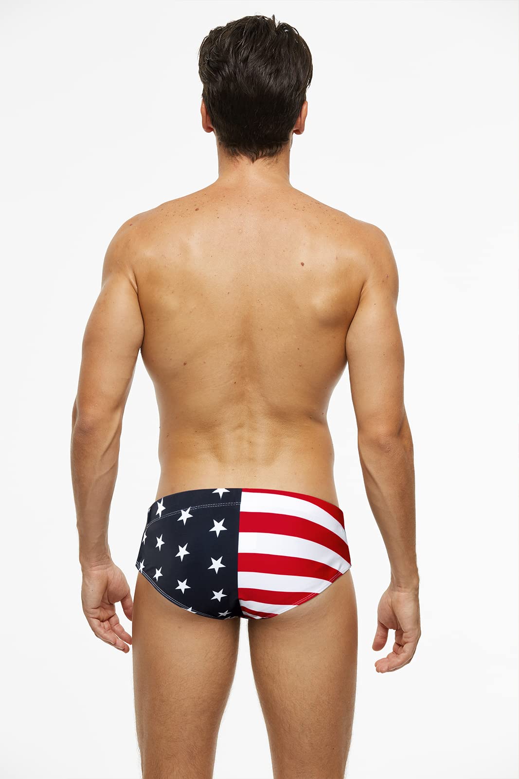 SEAUR - Badehose Herren Badeslip Eng Kurz Schwimmhose Strand Schnell Trocknend mit Abnehmbar Pad Classic Jungen Swimming Swim Briefs Wassersport Pool S M L XL 2XL 3XL