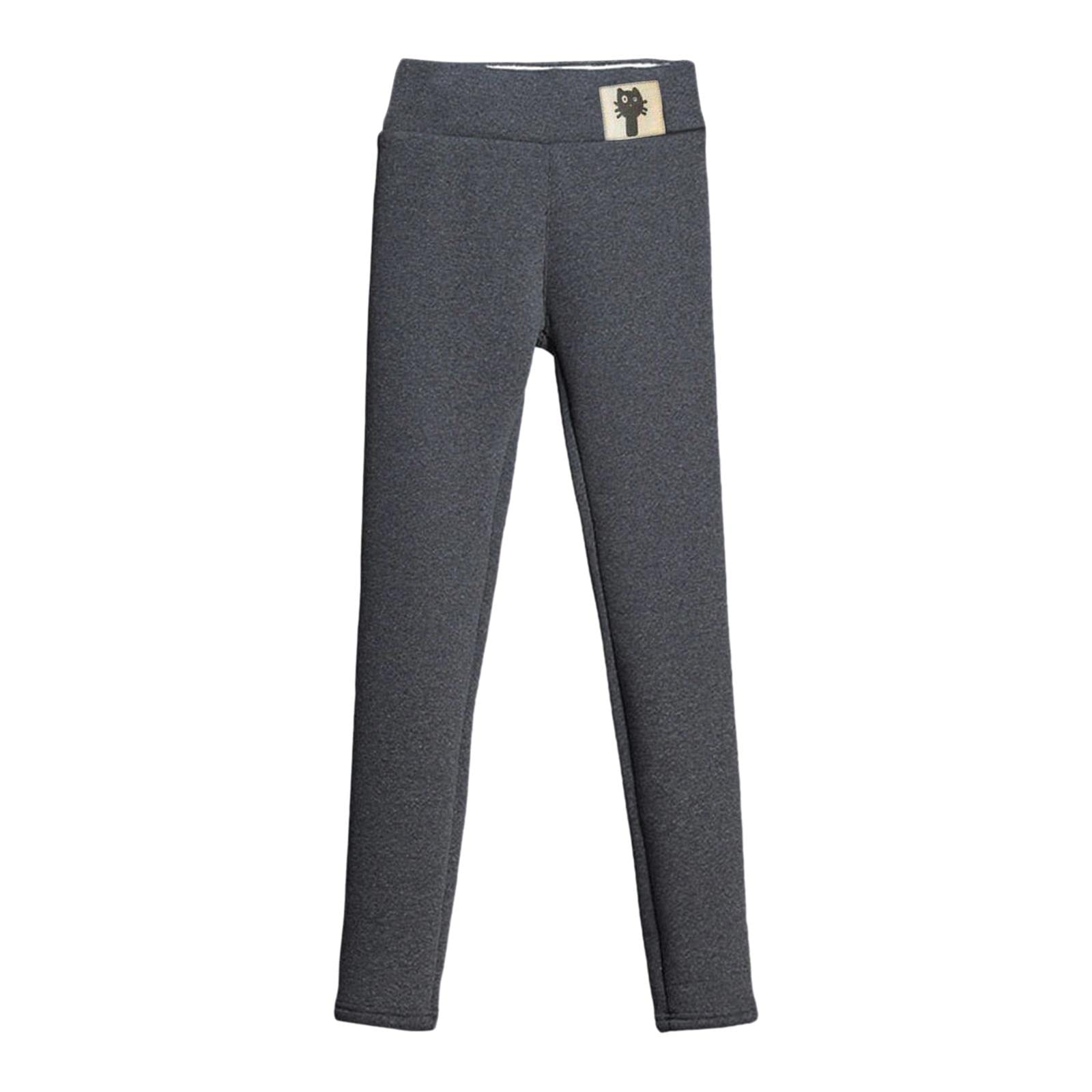 Women Winter Leggings Fleece Lined High Waisted Stretch Solid Warm Pants L|Clothing, Shoes & Accessories | Womens Clothing | Leggings-picture-32