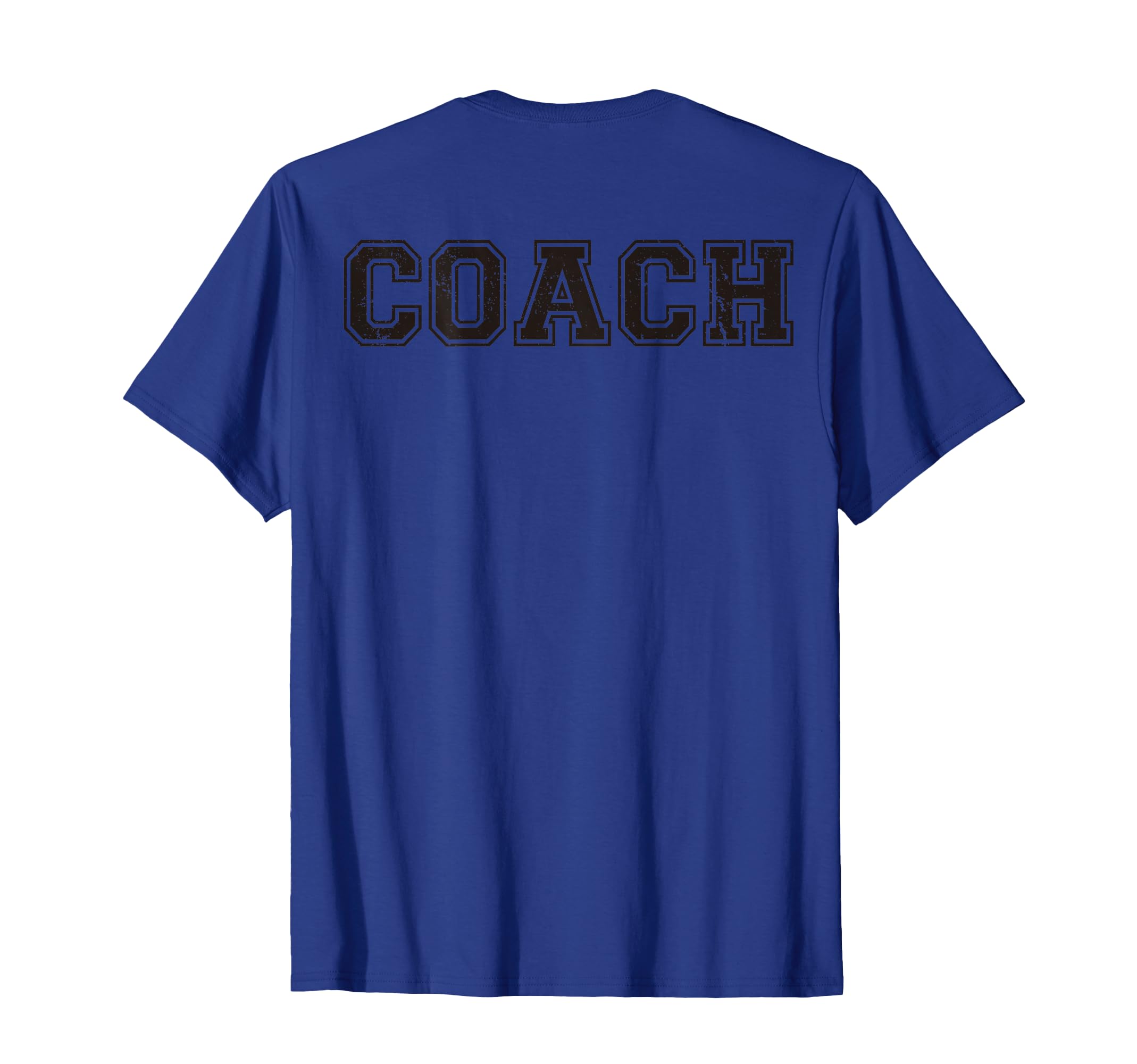 Coach On Back For Softball Gift Coaching Team Baseball T-Shirt