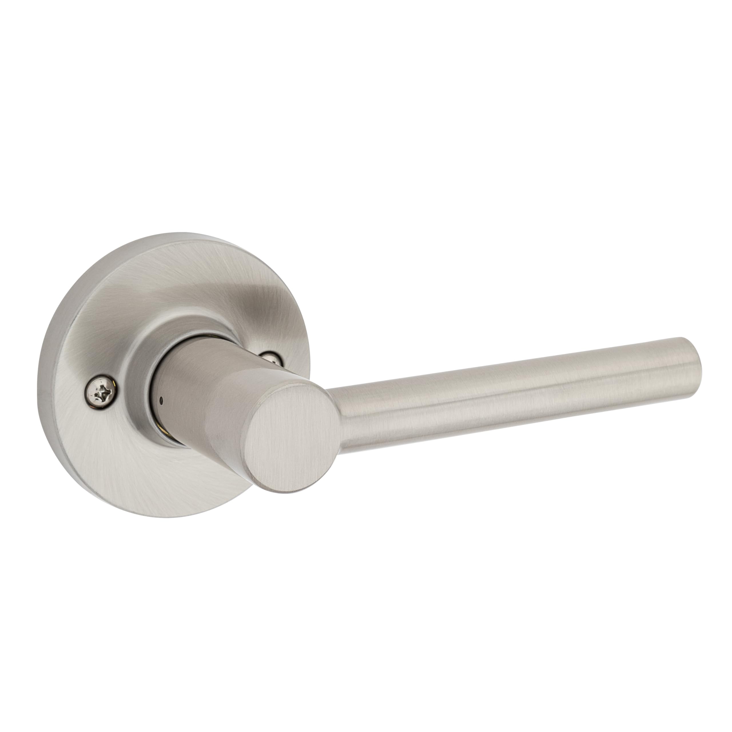 Safe Lock - Reminy Lever, Sinlge Side Dummy for Closet, Satin Nickel Finish