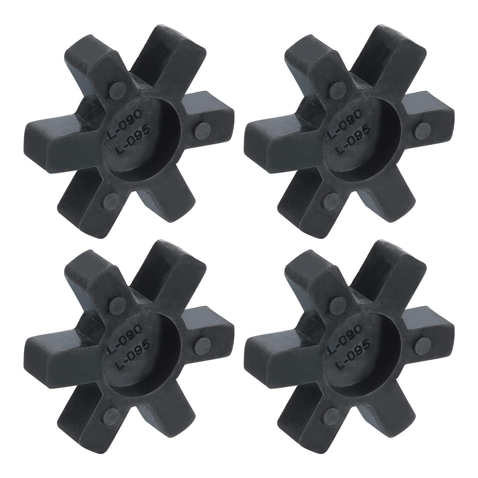 roughlow ラフロー docking ensemble uxcell 4pcs L090/L095 Jaw Coupling Insert, Flexible Solid Type NBR