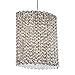 Schonbek RE1012BOA Swarovski Lighting Refrax Pendant Light, Stainless Steel