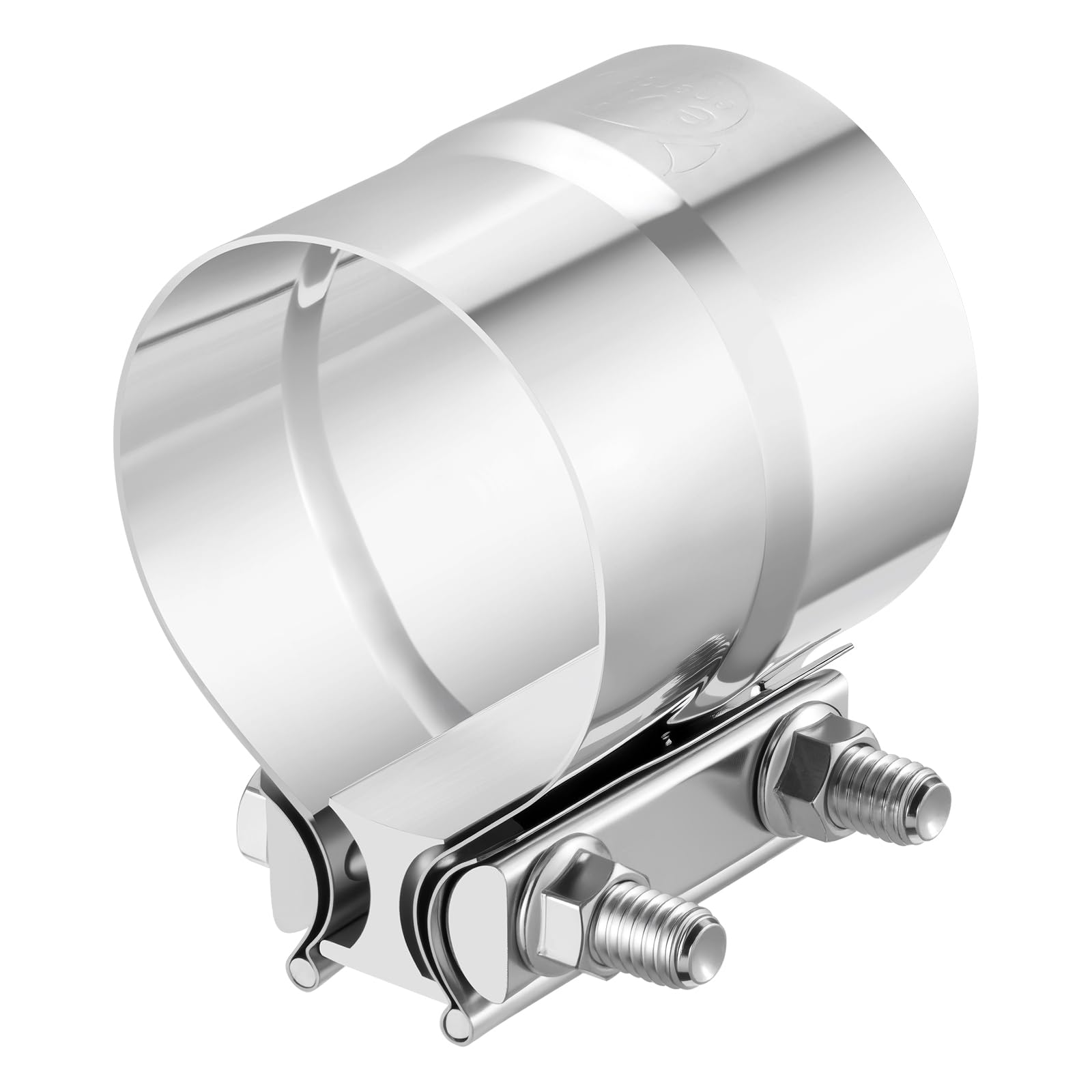 3.0'' Exhaust Clamp, Lap Joint Band Clamp Stainless Steel for Pipes, Mufflers, Catalytic Converters (1PCS, 3.0 inch)