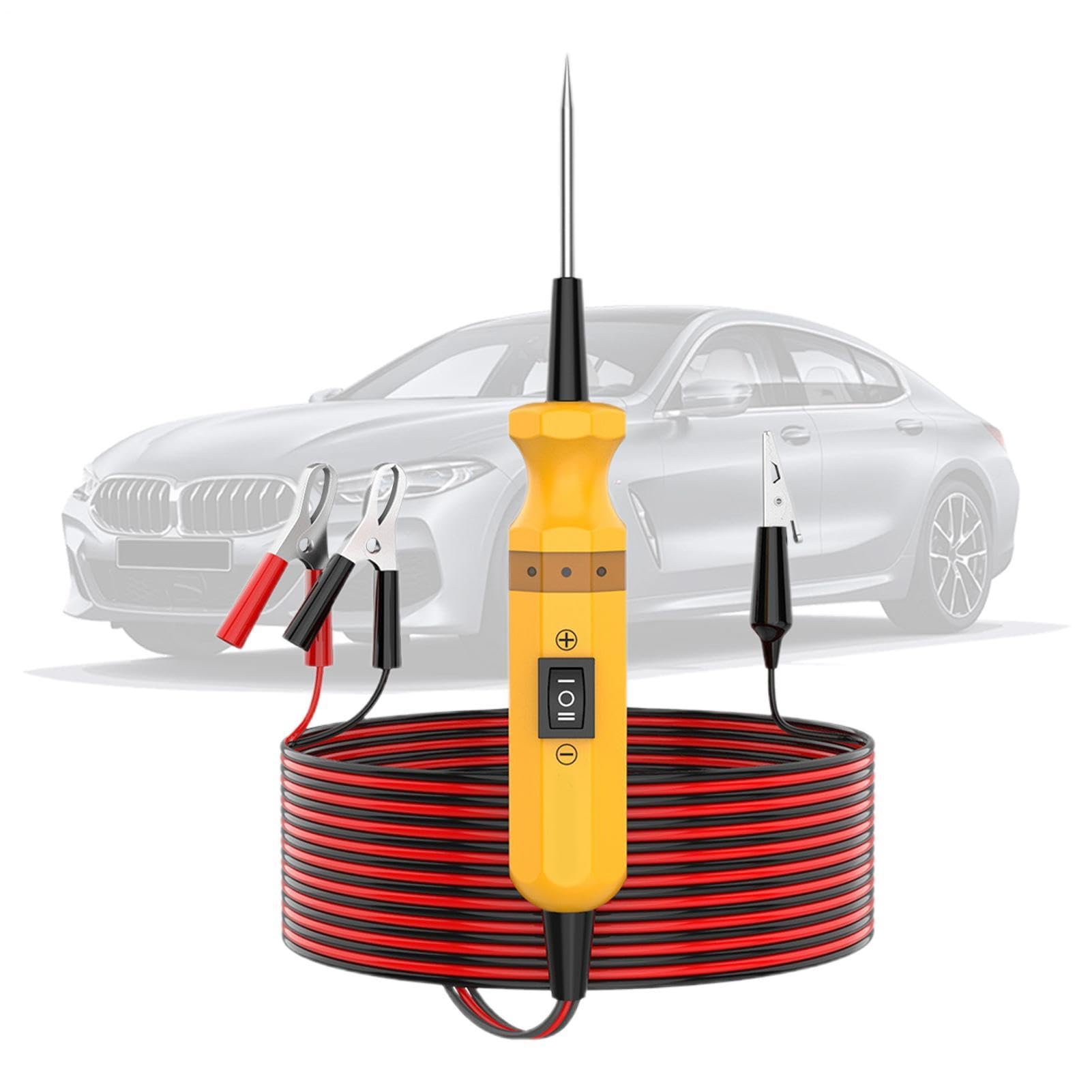 Tester per circuiti Multifunzione Di Precisione Universale Portatile | Tester A Sonda Per Circuiti Fusibili Auto Per Riparazioni Auto Soccorso Ispezioni Di Routine Camion E Veicoli
