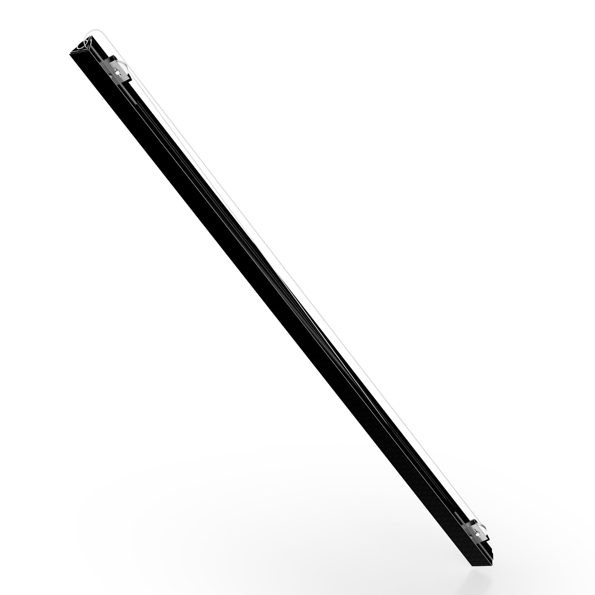 Przedłużenie Wiltec 140 cm do podnośnika do płyt XXL do maks. 68 kg, pomoc montażowa do płyt gipsowo-kartonowych, podnośnik do płyt gipsowo-kartonowych z 3 kółkami, czarny
