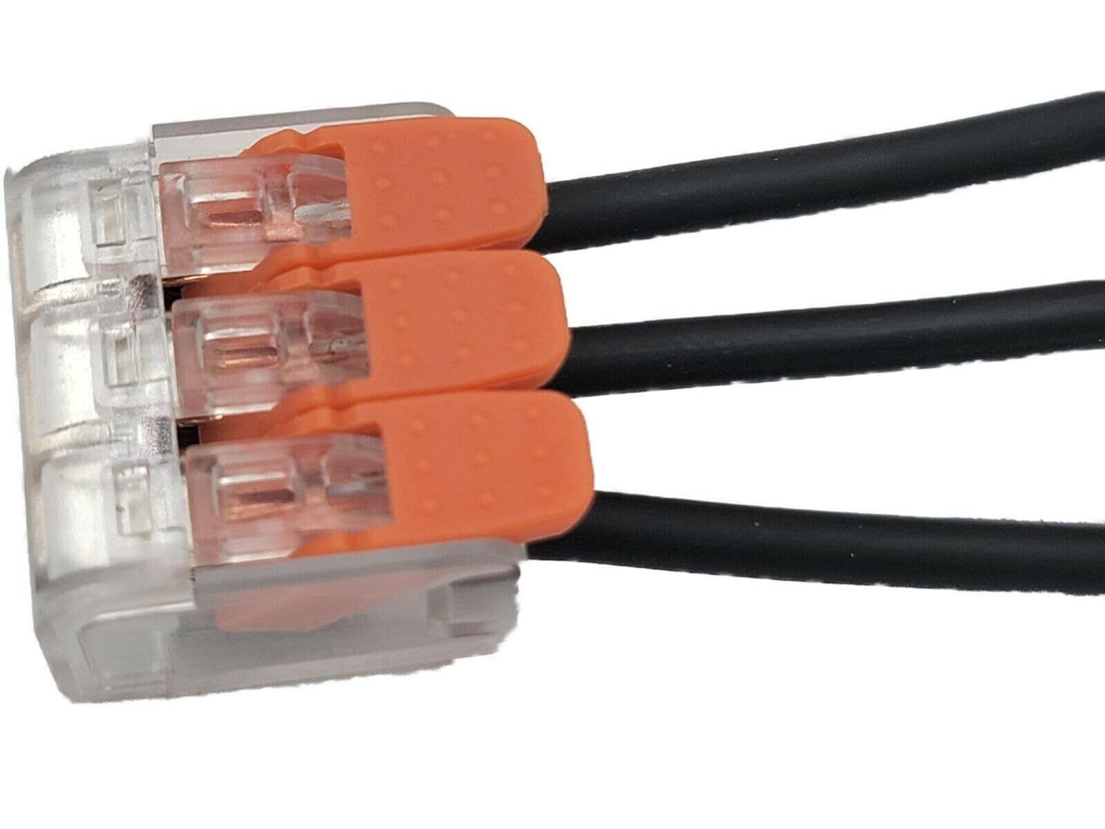 Traktronix 221-613 Lever Nuts 10AWG 3 Conductor Compact Wire Connectors (25)