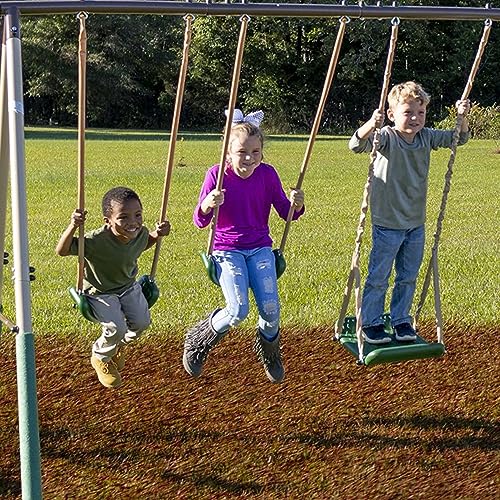 Xdp Recreation 94570 Crestview Outdoor Play Kids Metal Backyard Playset Swing Set thumb #5