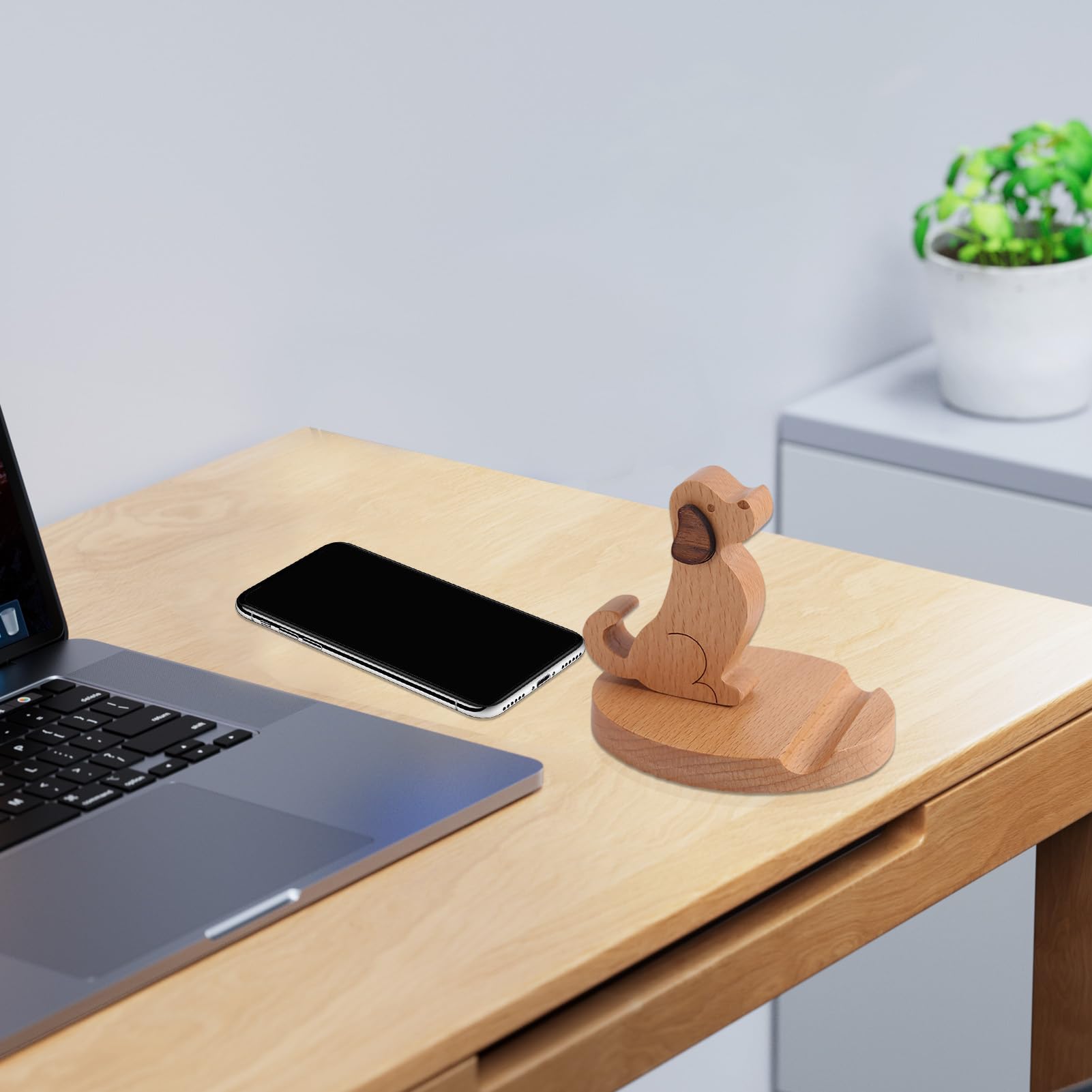 Supporto Telefonco Stampa 3D n Legno e Mas Eco-responsable Porta