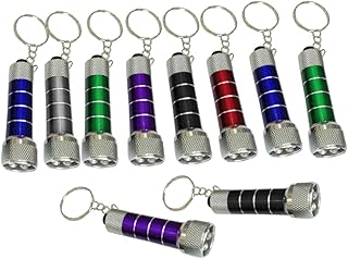 10pcs 5 Mini Key Ring Keychain for Bulk Key Rings Bulk Flashlights LED Torch Keychain Small Flashlight Travel Light Gift Key Chain Magnetic Child Key Light Flashlights