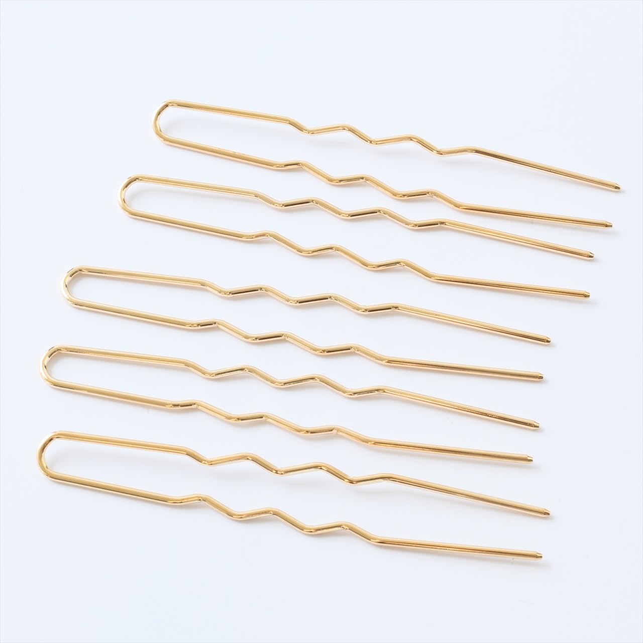 Amazon.co.jp: 紗や工房 かんざしパーツ U字(約10cm)約5個 ゴールド