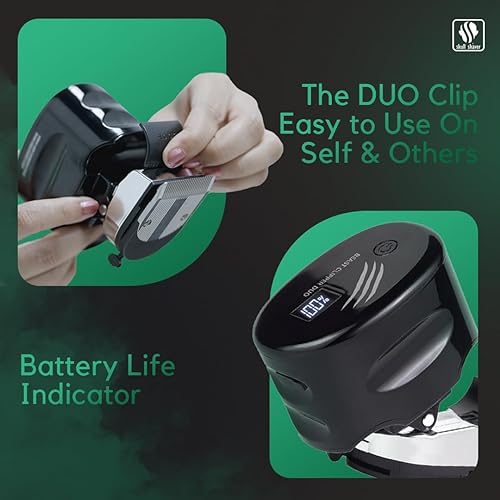Miniatura 7 de Skull Shaver Beast Clipper Duo - Kit de corte de pelo y aseo para el hogar - Cuchillas de acero duraderas - Funcionamiento inalámbrico - Peines