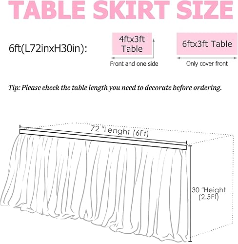 Miniatura 58 de Faldas de mesa negras para mesas rectangulares de 6 pies, funda de elastano para mesas de 6 pies, mantel elástico, lavable, resistente a