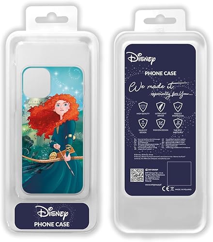Miniatura 2 de ERT GROUP Funda de teléfono móvil para iPhone 12 Mini Original y con licencia oficial Disney Patrón Merida 002 adaptado de manera óptima a la forma