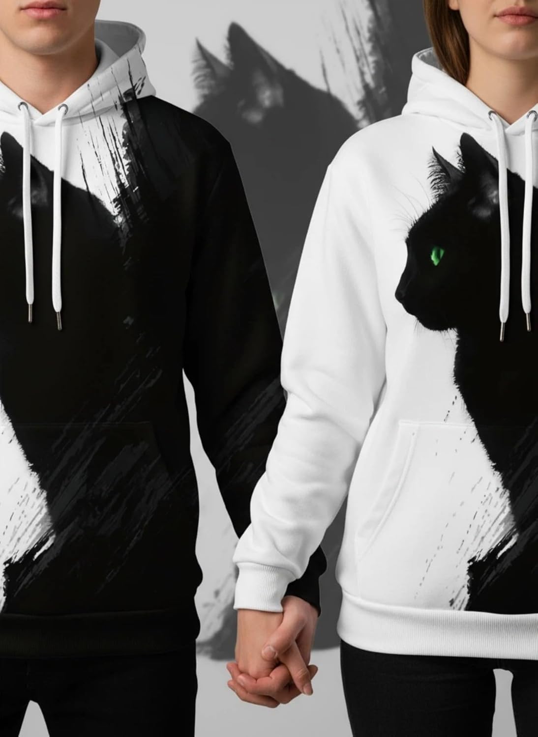 Men Women Unisex Hoodies Novelty 3D Print Graphic Hooded Pullover Sweatshirt with Pocket - Image 5