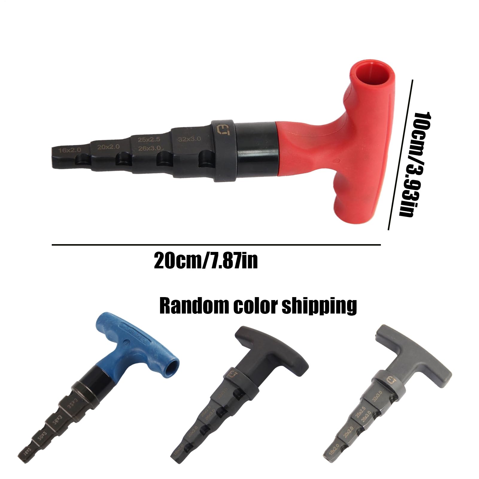 Sbavatore per tubi di rame 4-in-1 calibrazione multistrato, per diametri | Utensile smussatore interno Per Tubi In Pvc, Impianti Idraulici, Lavorazione Metalli, , Riparazioni Domestiche,