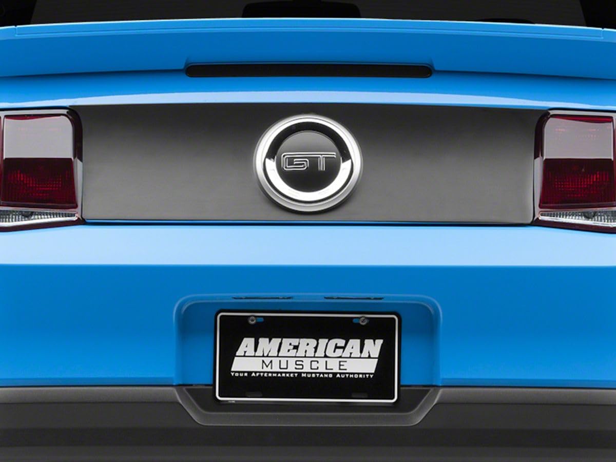 Decklid Smoked Translucent Panel | Sleek Stealth Rear Decklid Cover | No-Drill Installation | Compatible with Ford Mustang 2010–2012