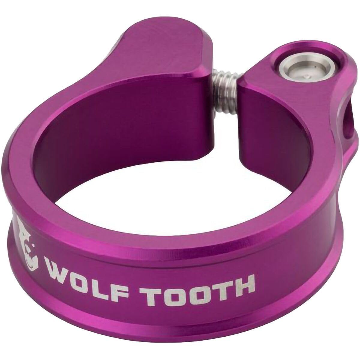 Wolf Tooth Components Seatpost Clamp Purple, 39.7Mm