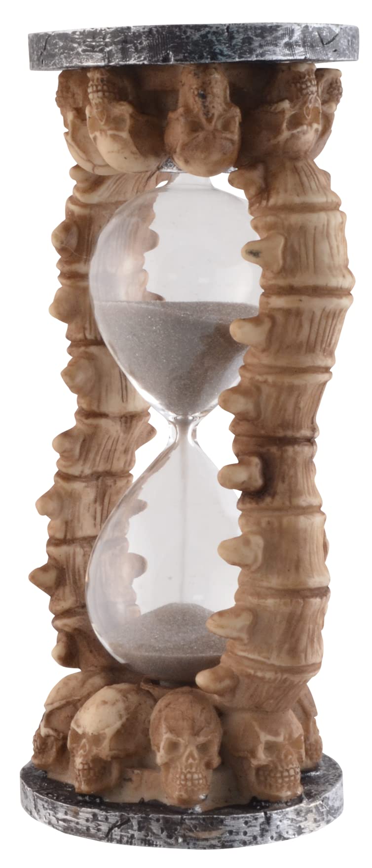 Memento Mori - Reloj de arena con calaveras