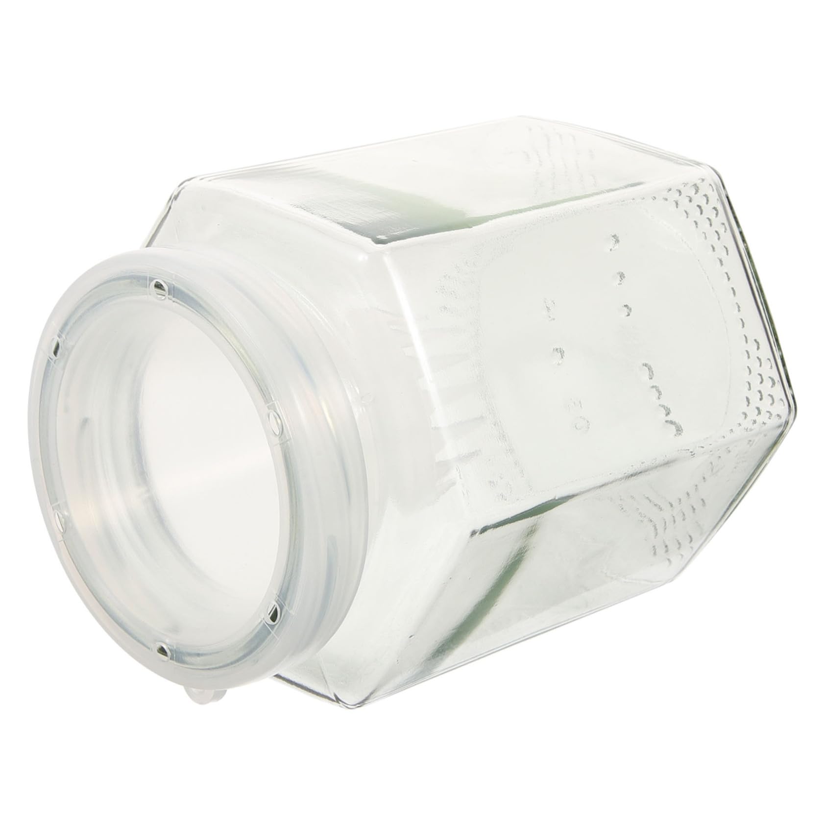 ERINGOGO Portable Wear Resistant Glass Fishing Bottle Reusable Fish Container for Outdoor Use for Catching Shrimp Crabs and Fish Convenient Ergonomic Design