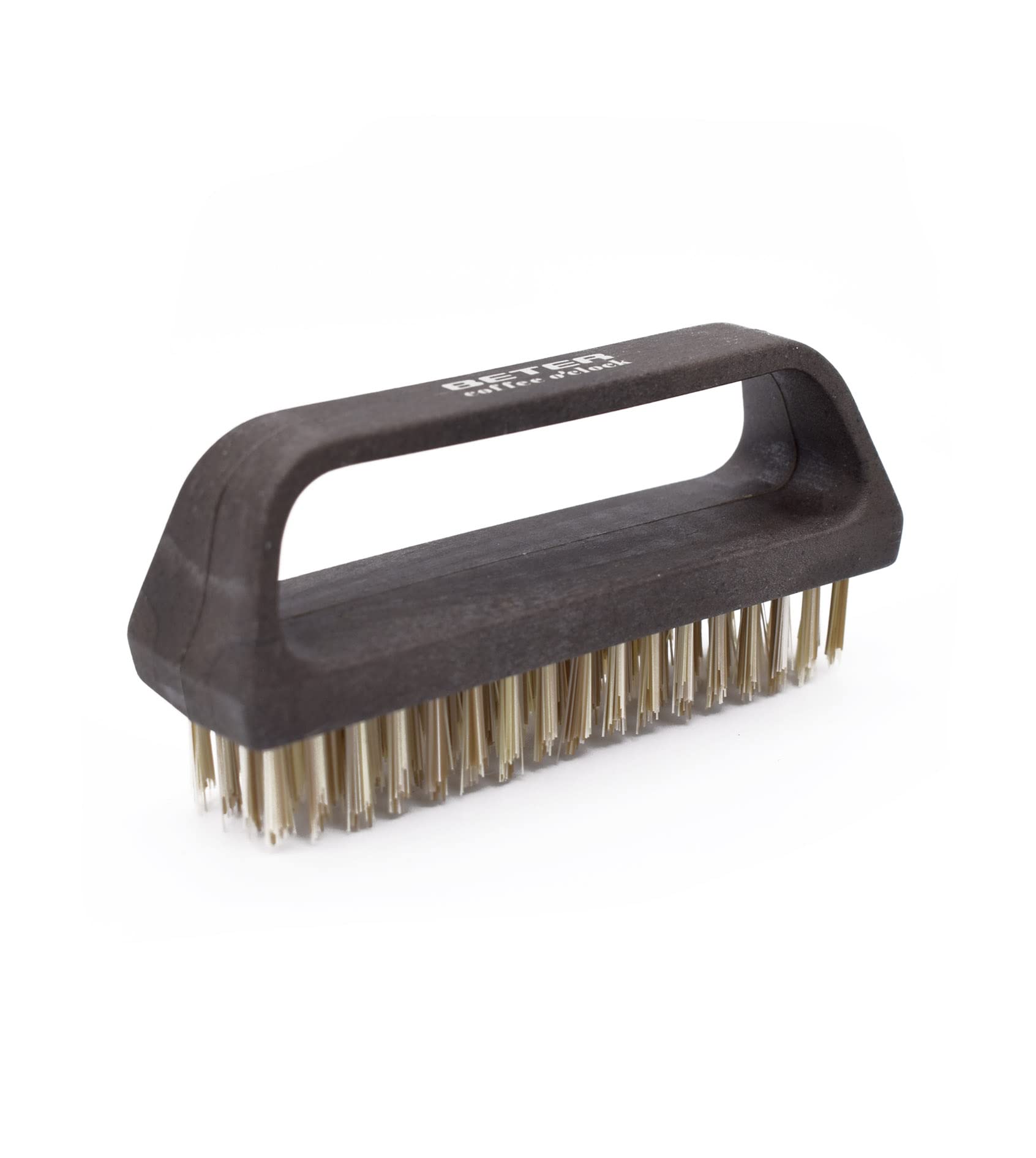 Beter - Nail Brush, Made from Recycled Plastic, Cruelty Free y Vegan, Coffee O'clock Model, Nail Brush with handle, Nail brushes for cleaning nails, Nail cleaner, Fingernail Brush, Pedicure & Manicure