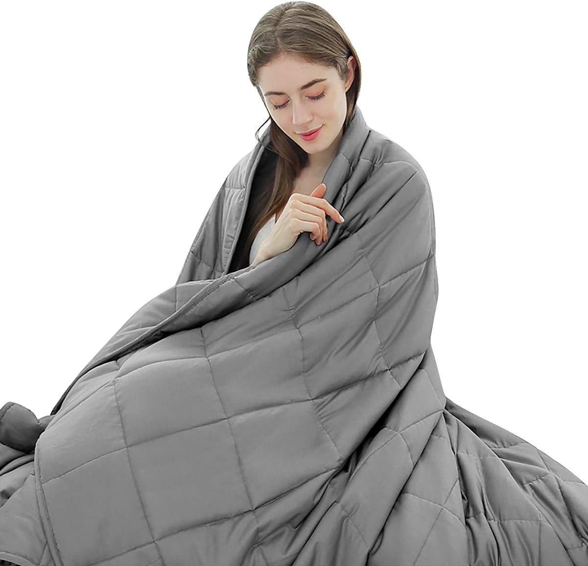 Giantex Premium Weighted Blanket Smaller Pockets 25lbs 60