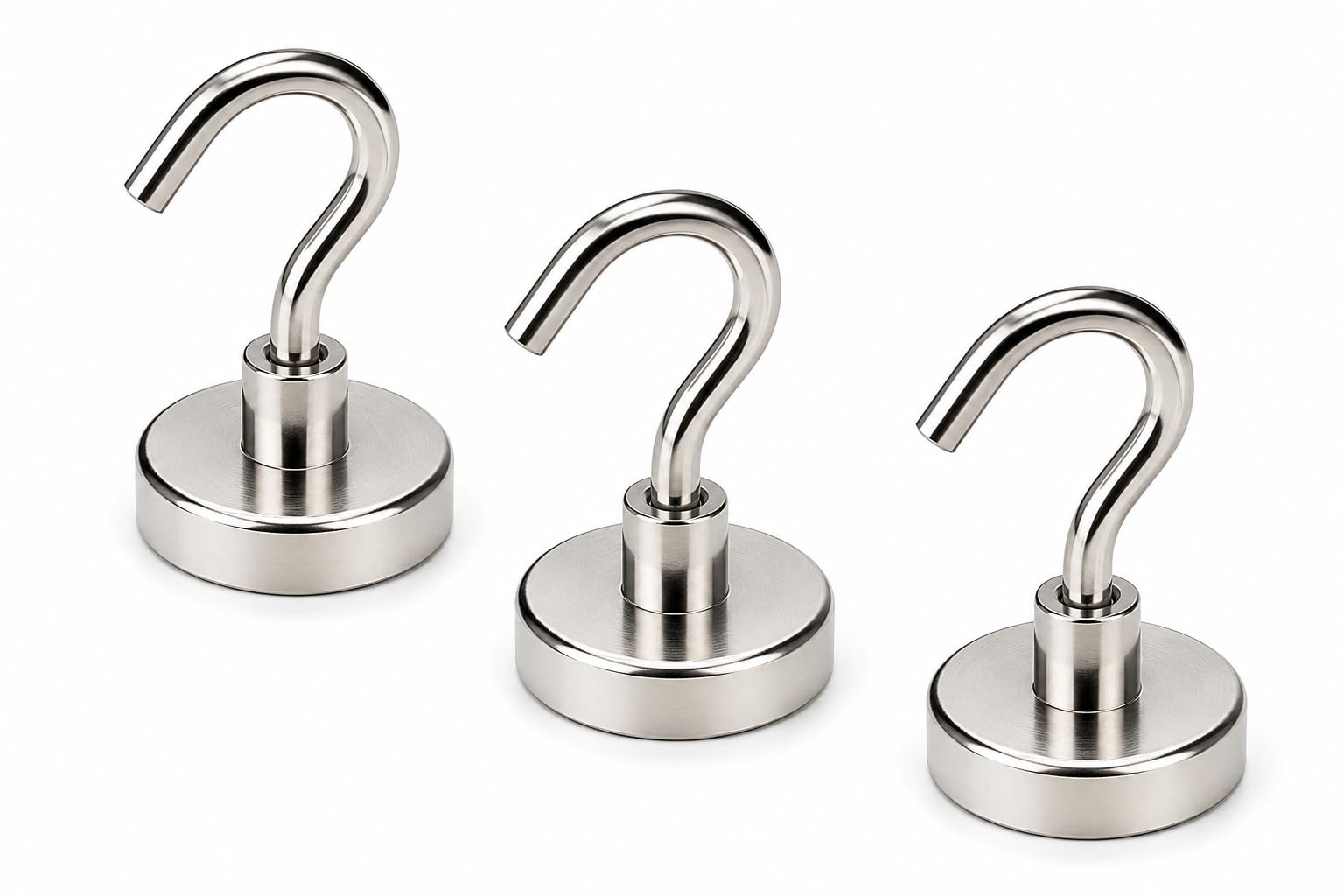 6 PCS Magnetic Hooks Heavy Duty (6KG Capacity) – Stainless Steel Strong Magnet Hooks for Fridge, Kitchen, Ceiling, Wall | Multi-Purpose Hanger for Towel, Cup, Keys (Pack of 6)-image-46