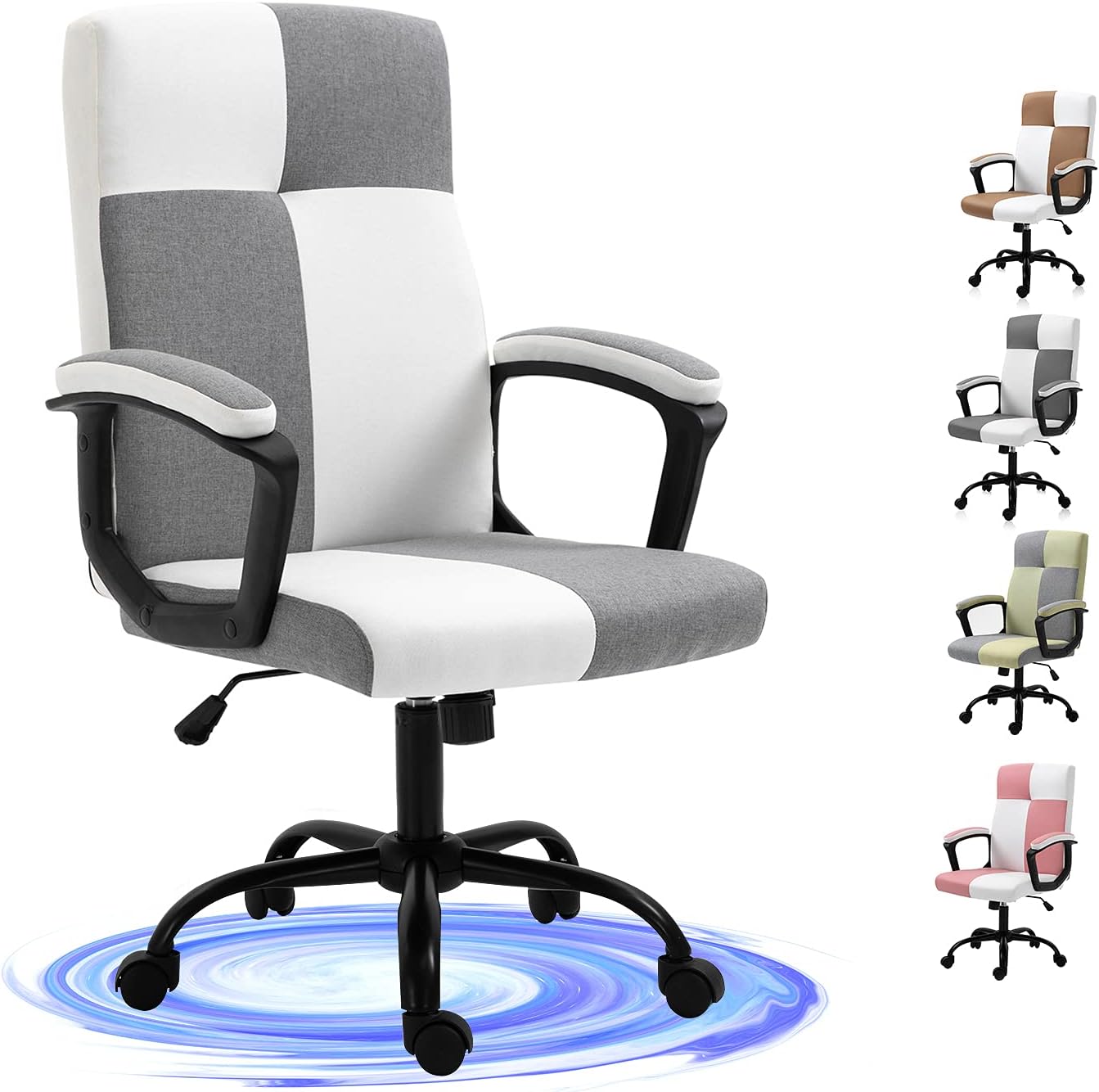 Buy Seatzone High Back Home Office Desk Chair Fabric Rolling Swivel Adjustable Computer Chair Ergonomic Executive Chair With Wheels Buy Seatzone High Back Home Office Desk Chair Fabric Rolling Swivel Adjustable Computer Chair Ergonomic Executive Chair With Wheels