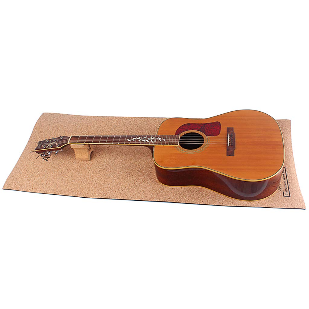Alnicov Alfombrilla de trabajo de guitarra profesional y soporte de reposacabezas de guitarra, almohada para el cuello para limpieza de guitarra, herramienta de reparación de configuración de Luthier