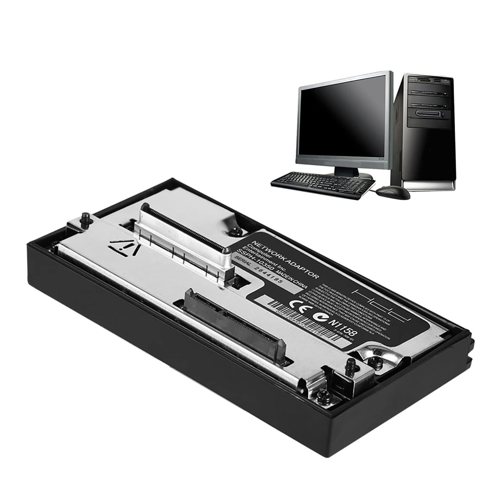 Adattatore di rete per PS2, interfaccia SATA, adattatore di rete SATA HDD, compatibile con Playstation 2, senza IDE