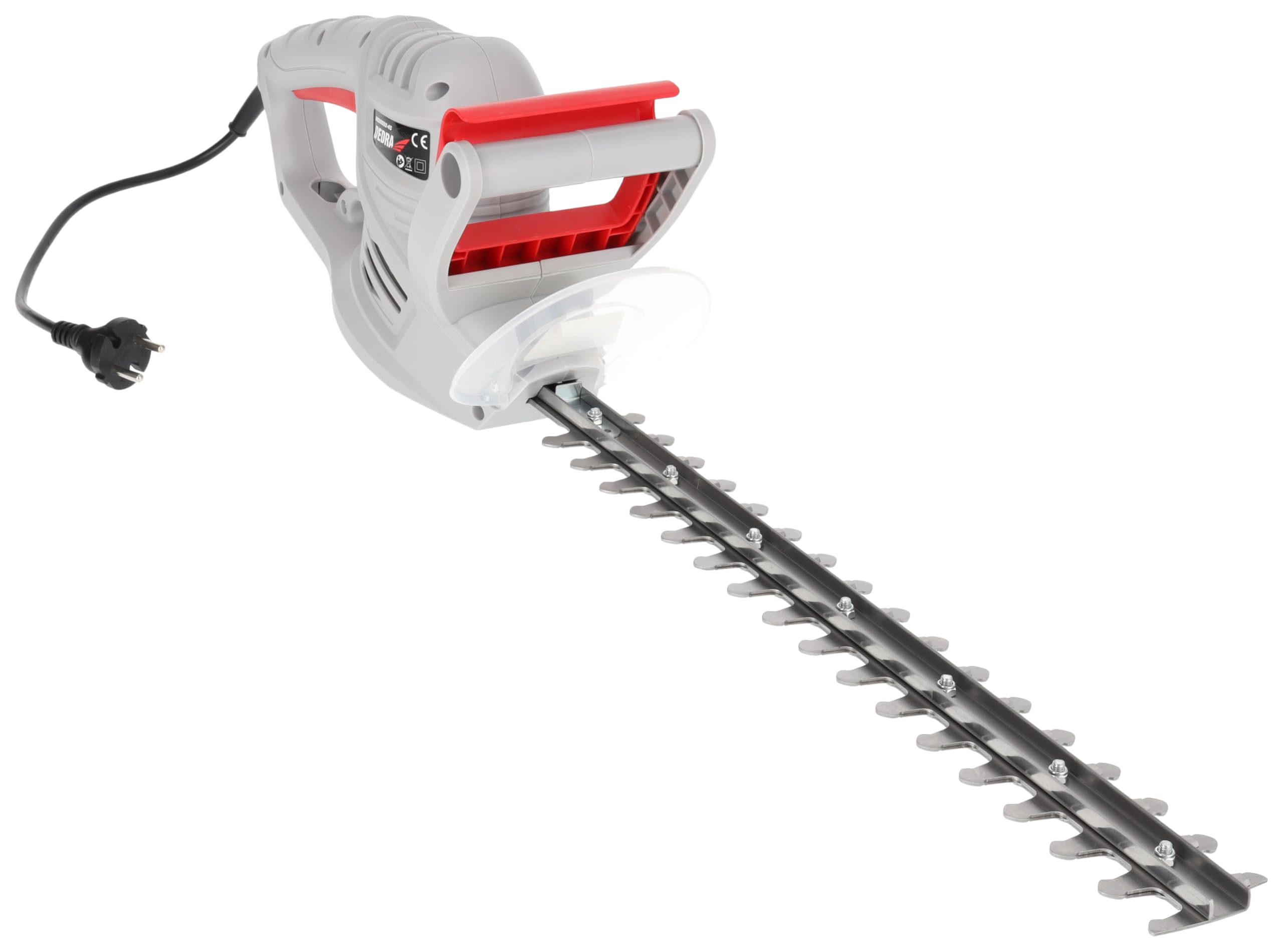 Elektrische Heckenschere Garden DEDRA DED8692-45 510/450 mm 450 W, mit Handschutz, bis zu 16 mm Durchmesser, Messer: Manganstahl Mn6, Führungsschiene: Stahl, leichte Konstruktion