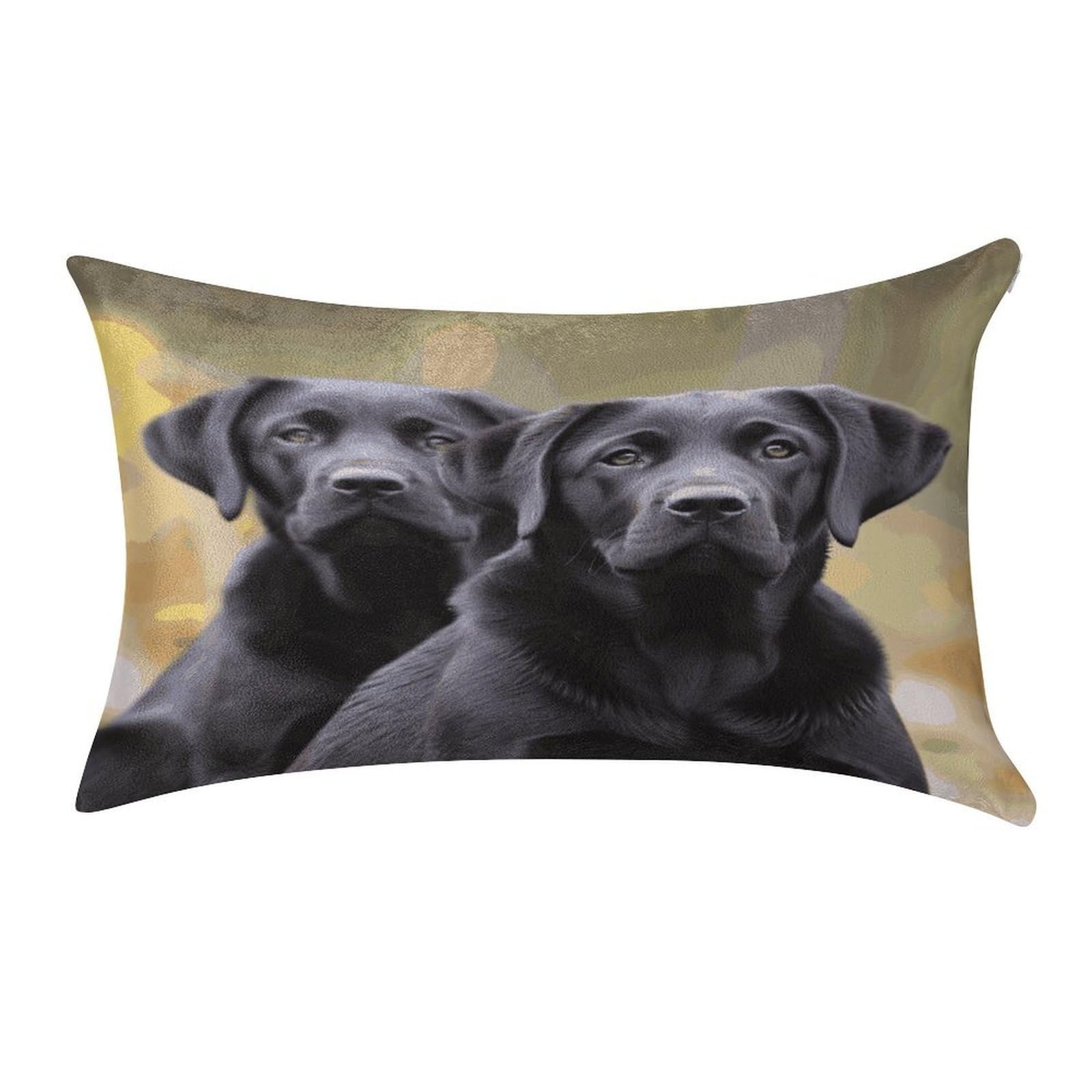 FekiLoot Labrador Retriever Dog Pillow Covers Home Decor Pillow Cases