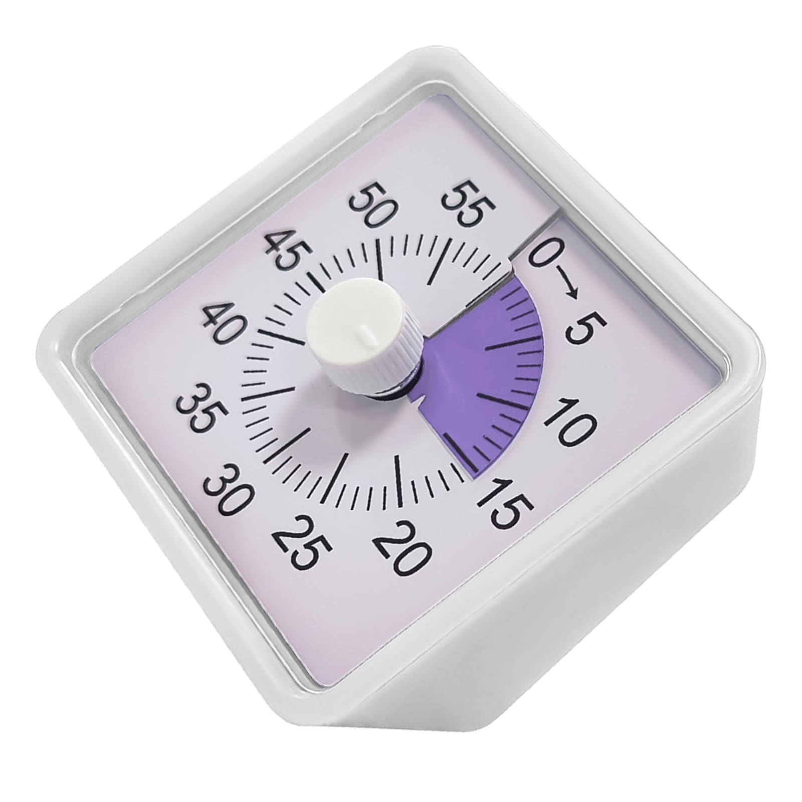 jiingekk Large Display Timer 60 Minutes Countdowns Visual Sturdy ABS for Cooking Multipurpose Use Digital Timer