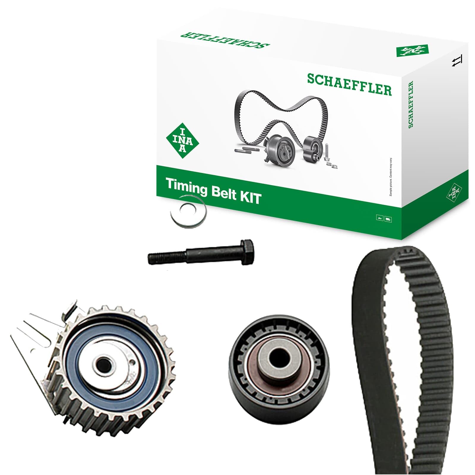 INA Kit de correa de distribución 530 0623 10 30mm Compatible con FIAT PUNTO 188 Doblo Familiar 119, 223 Doblo Cargo 223 BRAVO I 182 Strada Pick-up 178
