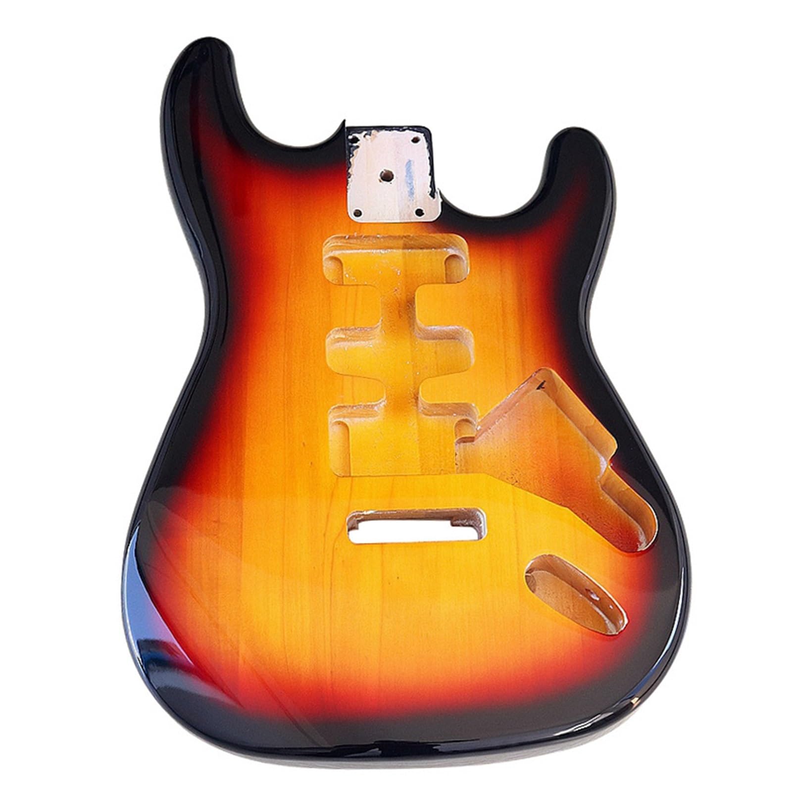 Guitar Body Kit Sunset Glossy DIY Electric Guitar Body Modification Instrument Accessories