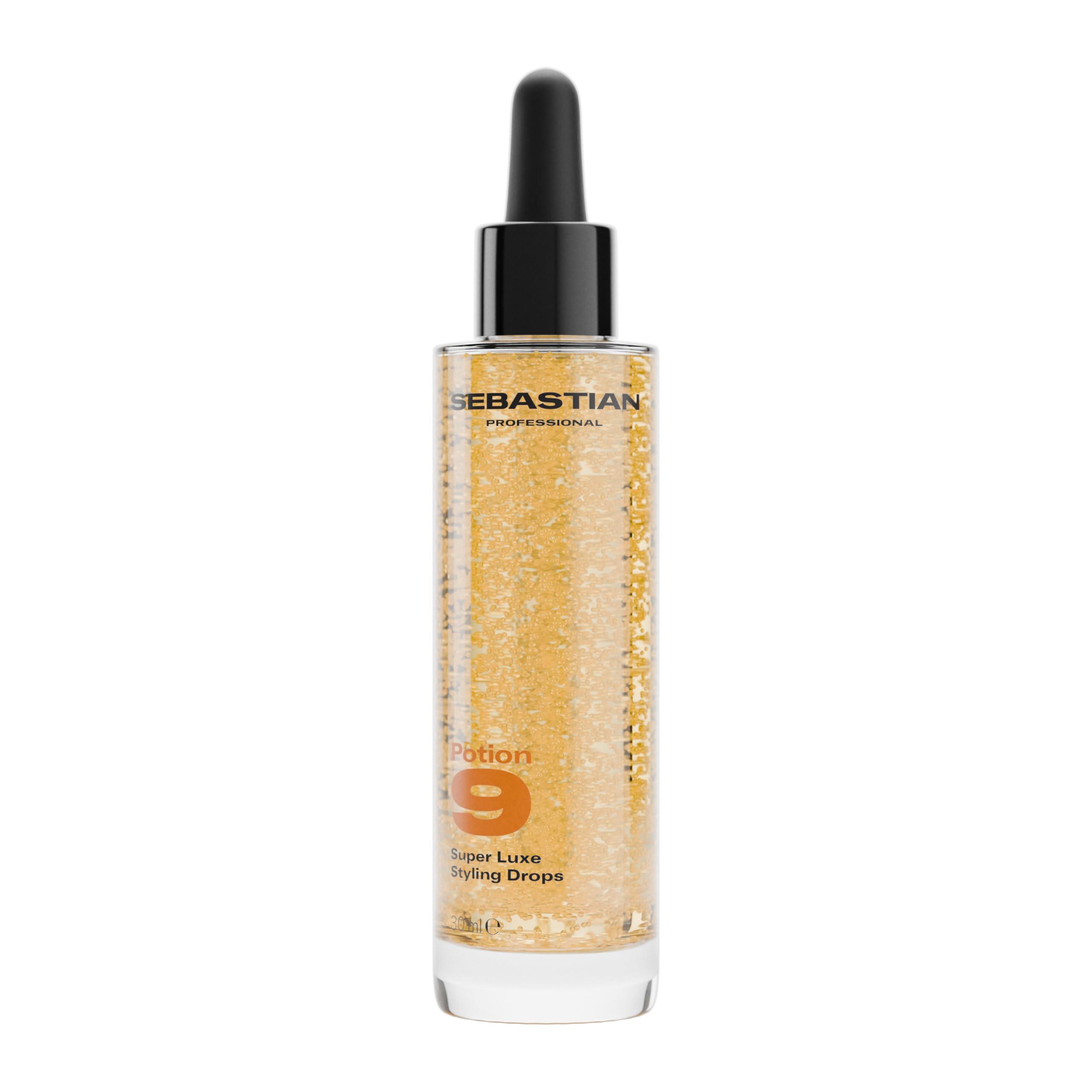 Sebastian Professional Potion 9 | Gotas de Peinado | Tratamiento Híbrido Ligero con Multibeneficios | Con 9 Extractos Botánicos | Tecnología de Microencapsulación | 30ml