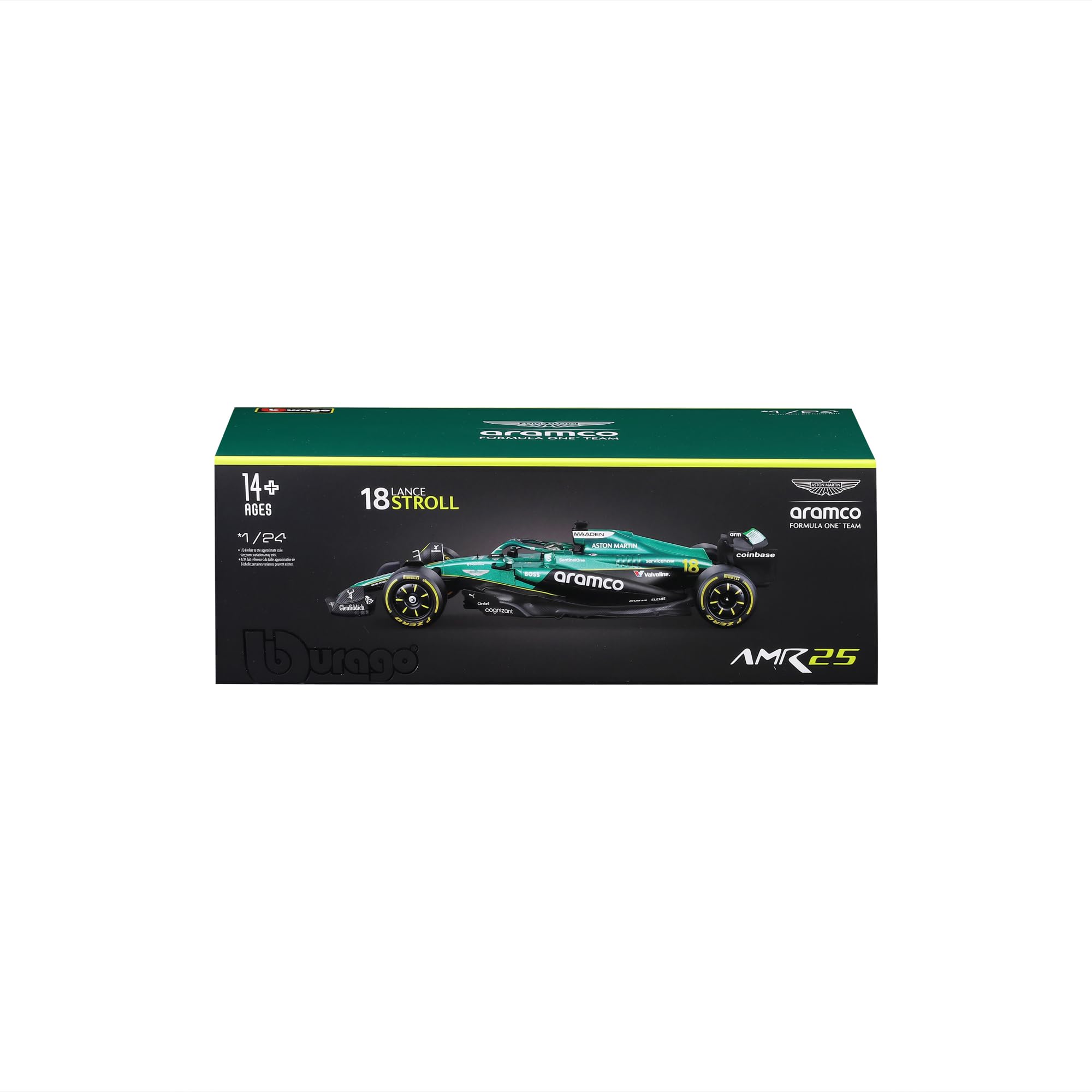 1:24 F1 Aston Martin AMR25 with Helmet Stroll
