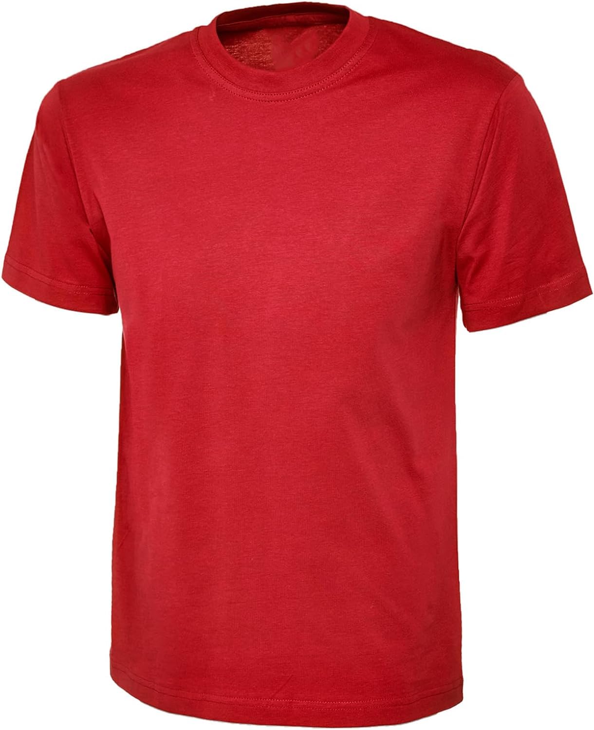 COOZO Mens Classic T-Shirt - Red - 3XL