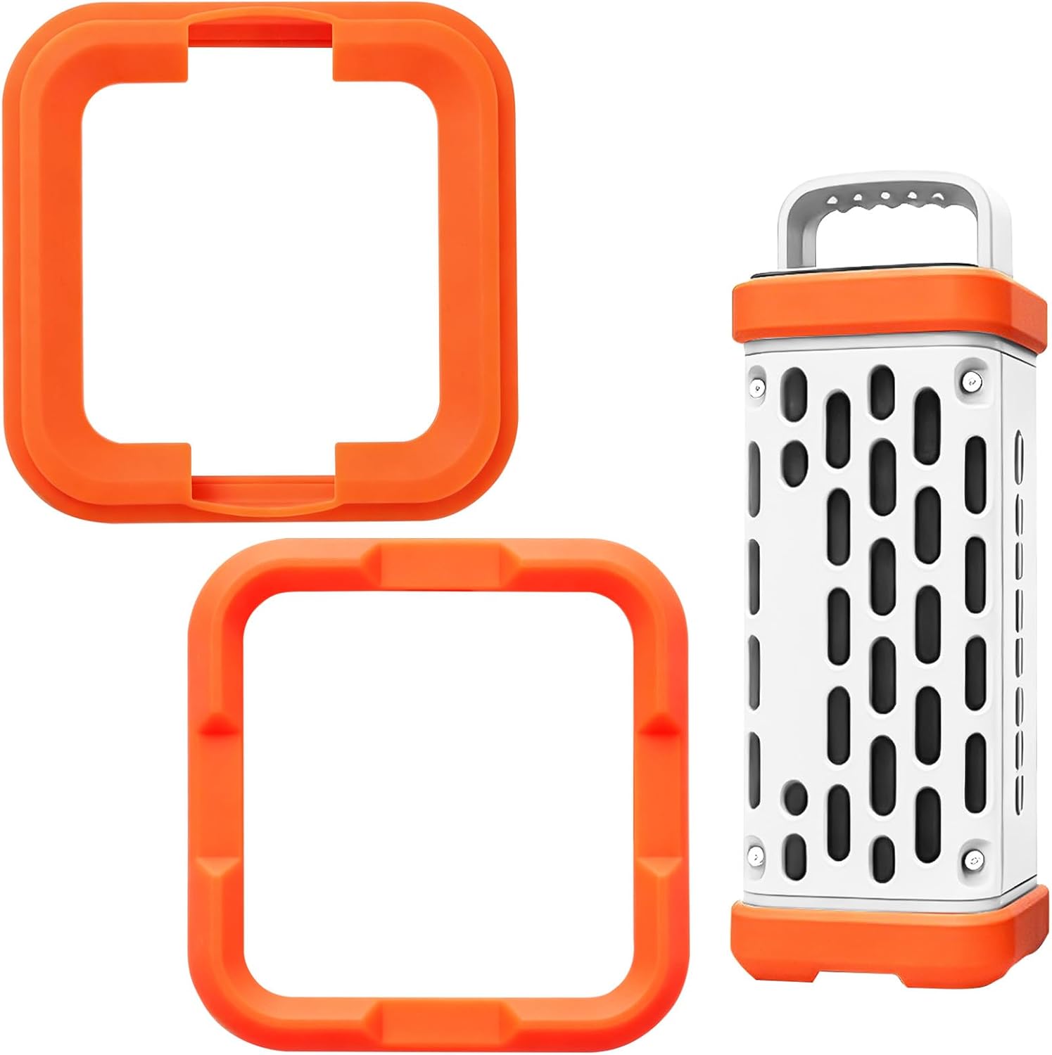 2Pcs Bumpers Ranger Protective for Turtle Box, Shockproof Silicone Speaker Covers Anti-Slip for Outdoor Hiking Camping, Impact Resistant Accessories Compatible with Turtlebox Ranger, Orange
