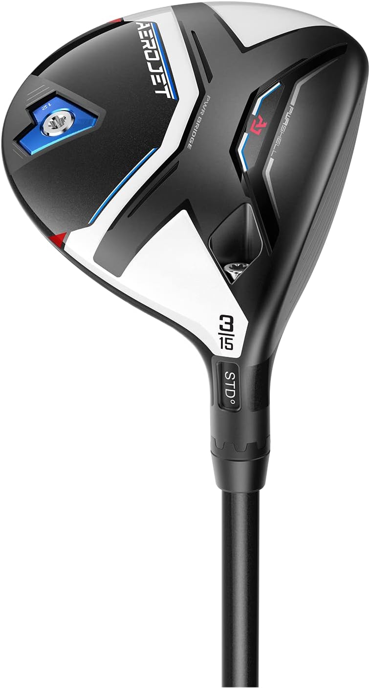 Cobra Golf Aerojet Men's Fairway Wood Left Helium Nanocore 5F3 Graphite Regular 3 Wood (15 degrees)