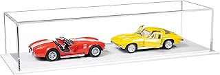 Better Display Cases Small Clear Acrylic Model Cars Display Case with White Base (A127)