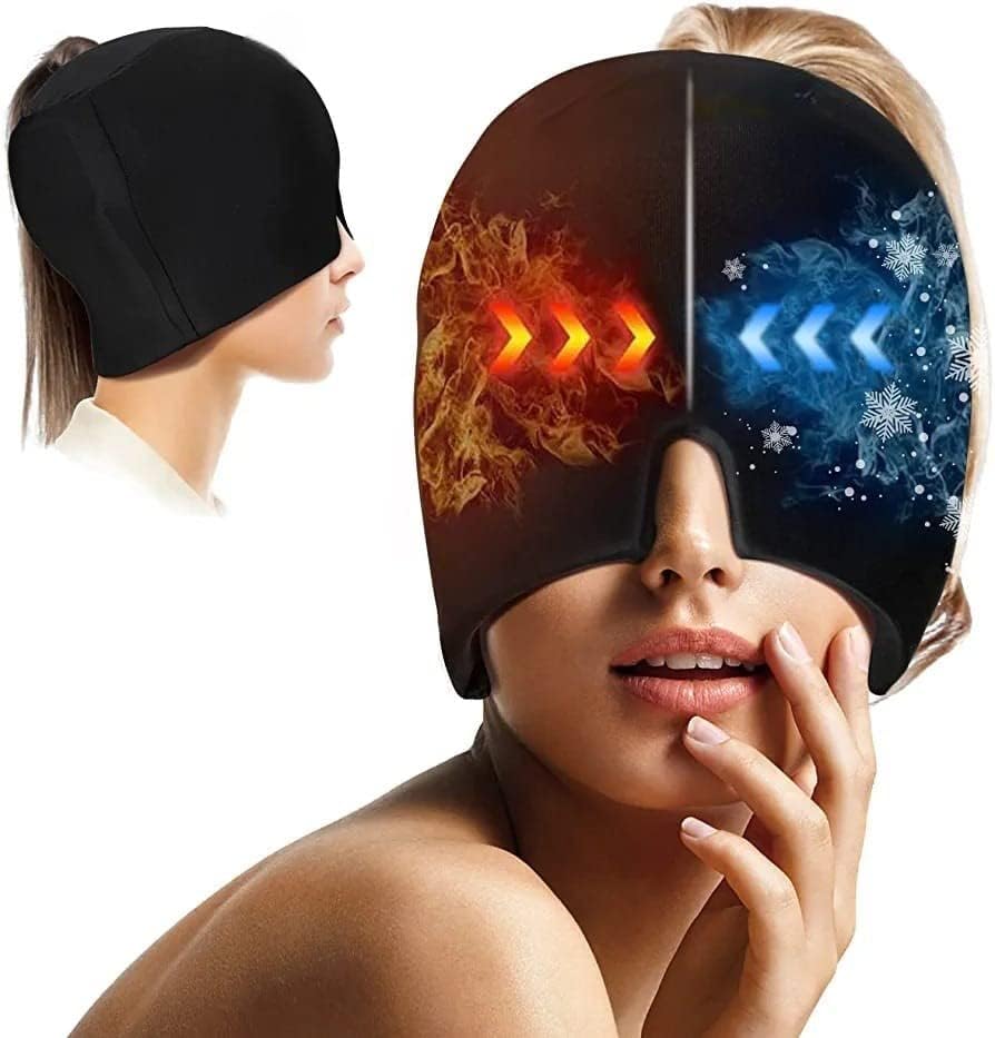 Mount Emporium Migraine Relief Cap,Hot & Cold Therapy Hat, Cool Gel Head Wrap, Cold Compress Migraine Relief Products Device for Tension & Stress (Random color) (B0D8BDN19S) Amazon Price History, Amazon Price Tracker