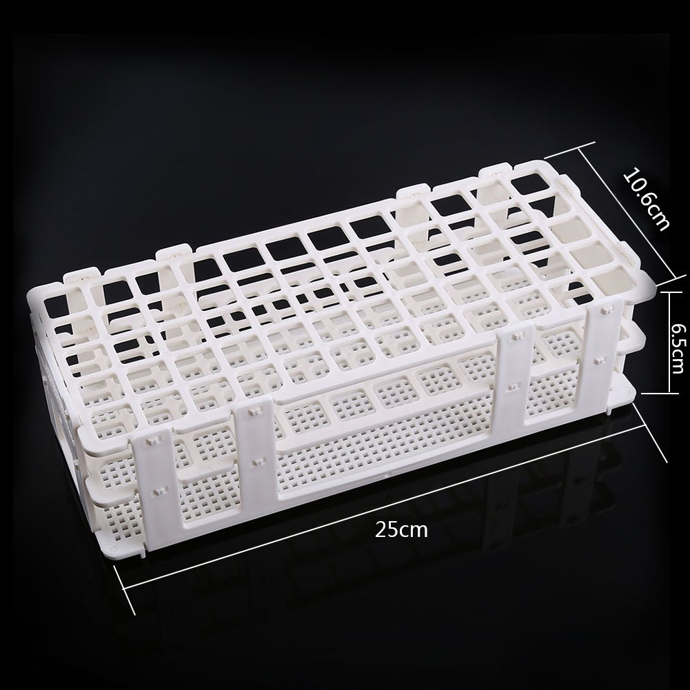 UNICRAFTALE Support Tubes à Essai Acrylique 18 Trous - Support Laboratoire Transparent 17mm