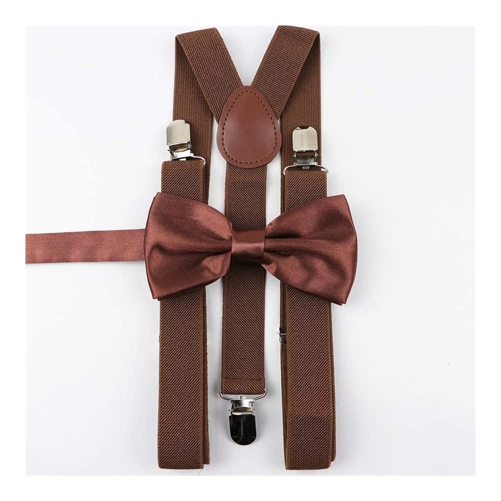 Bretelle Elastica Uomo E Donna A Y Con Papillon Abbinato: Set Elegante Per Matrimonio E Eventi Formali, N9000 III