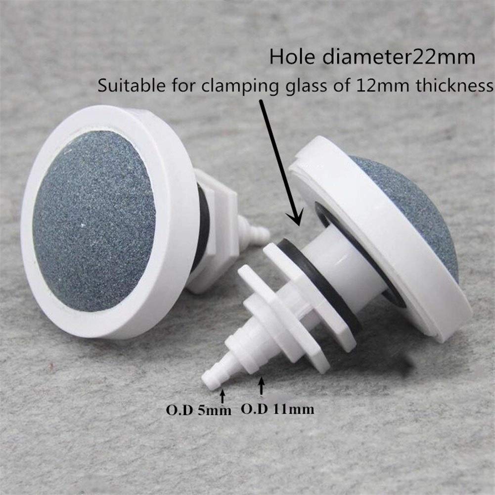3pcs palillo de oxígeno Un Muro de Piedra Interface5mm / 11 mm Diámetro Exterior del Acuario aireación Piedra Conectar la Bomba de Aire (Size